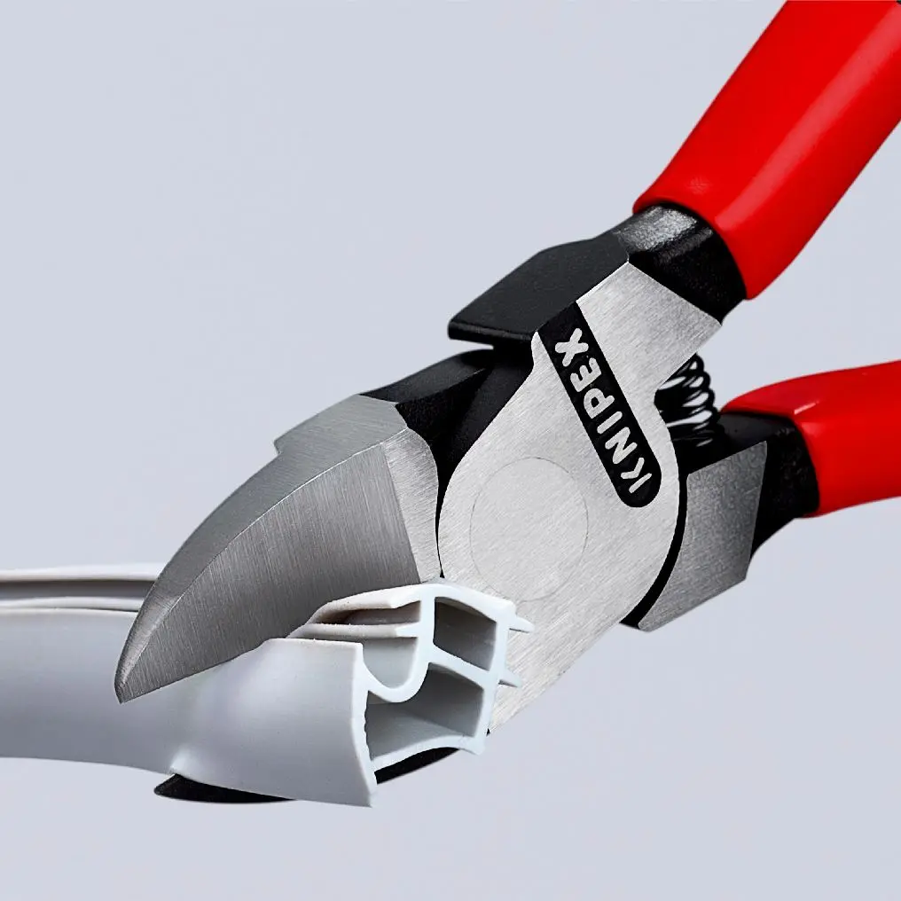 KNIPEX Diagonal Cutting Pliers for Plastics Side Cutters 160mm Plastic Coated Handles 72 01 160 SB - Image 3