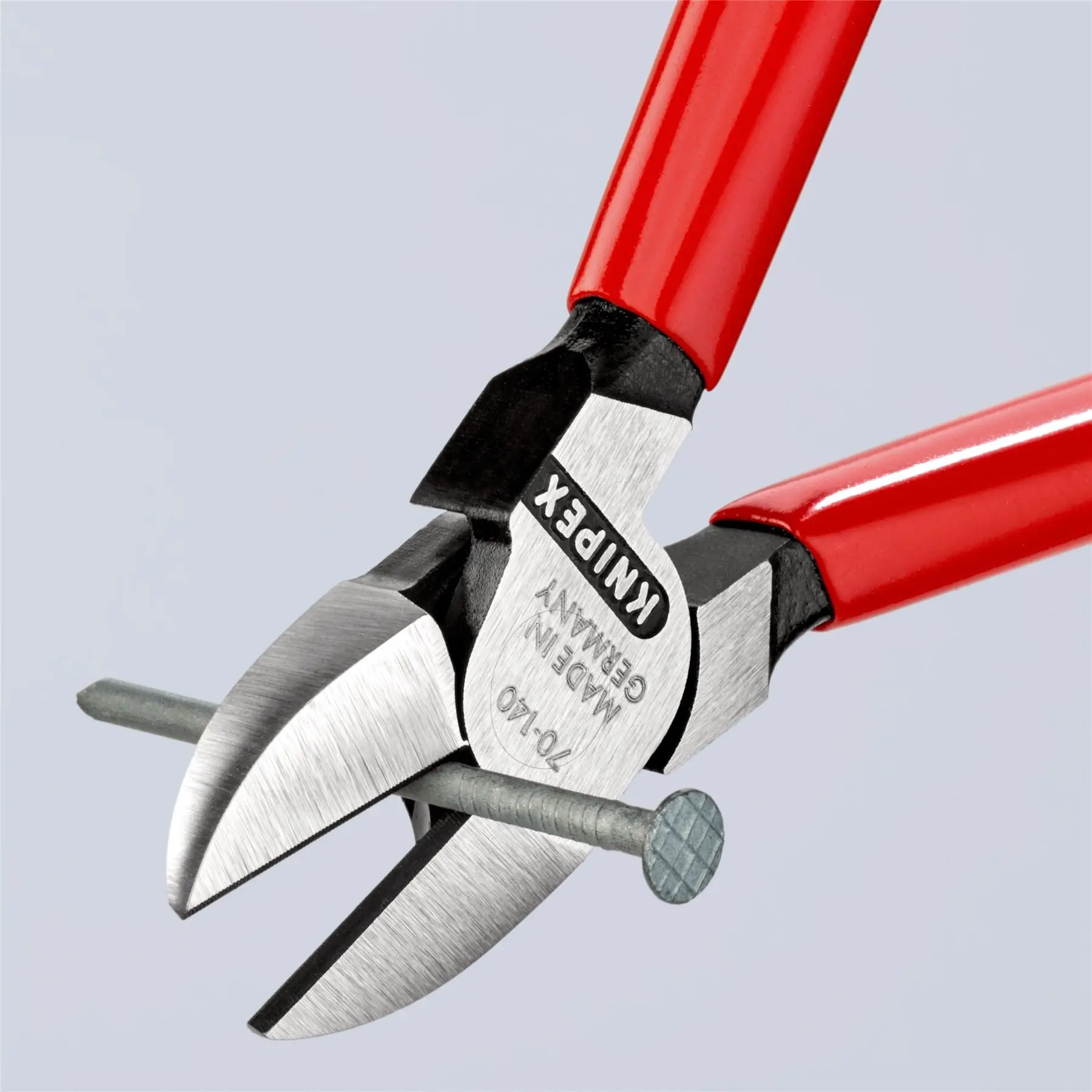 KNIPEX Diagonal Cutting Pliers Side Cutters 140mm Plastic Coated 70 01 140 - Image 3