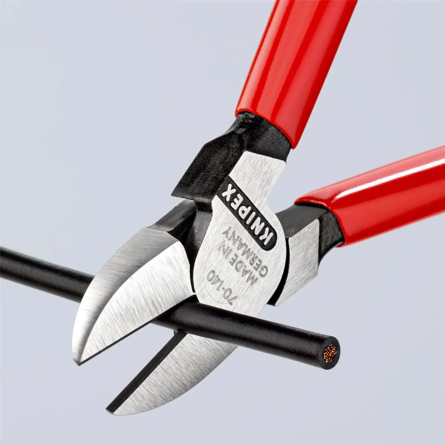 KNIPEX Diagonal Cutting Pliers Side Cutters 140mm Plastic Coated 70 01 140 - Image 4
