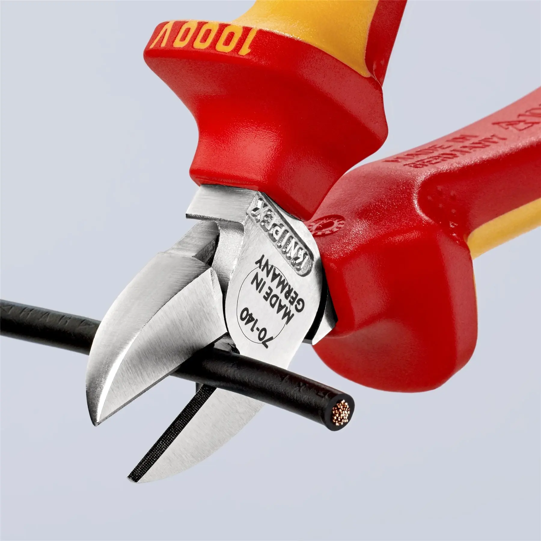 KNIPEX Diagonal Cutting Pliers Side Cutters 140mm VDE Insulated Multi Component Grips 70 06 140 SB - Image 5