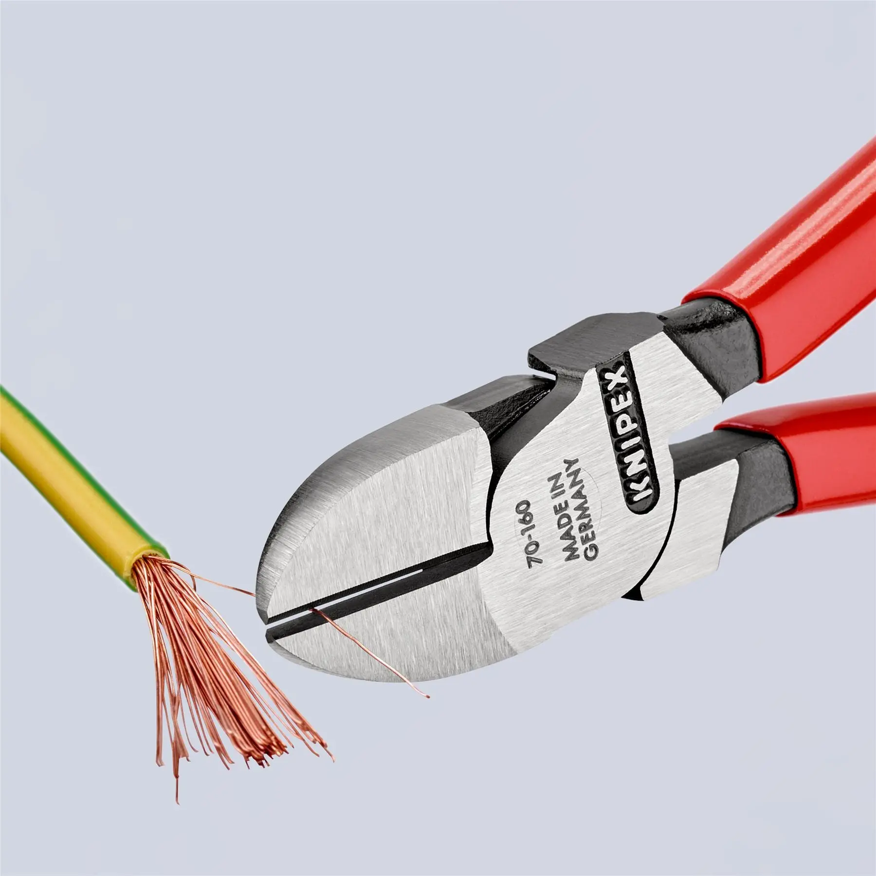KNIPEX Diagonal Cutting Pliers Side Cutters 160mm Plastic Coated 70 01 160 SB - Image 3