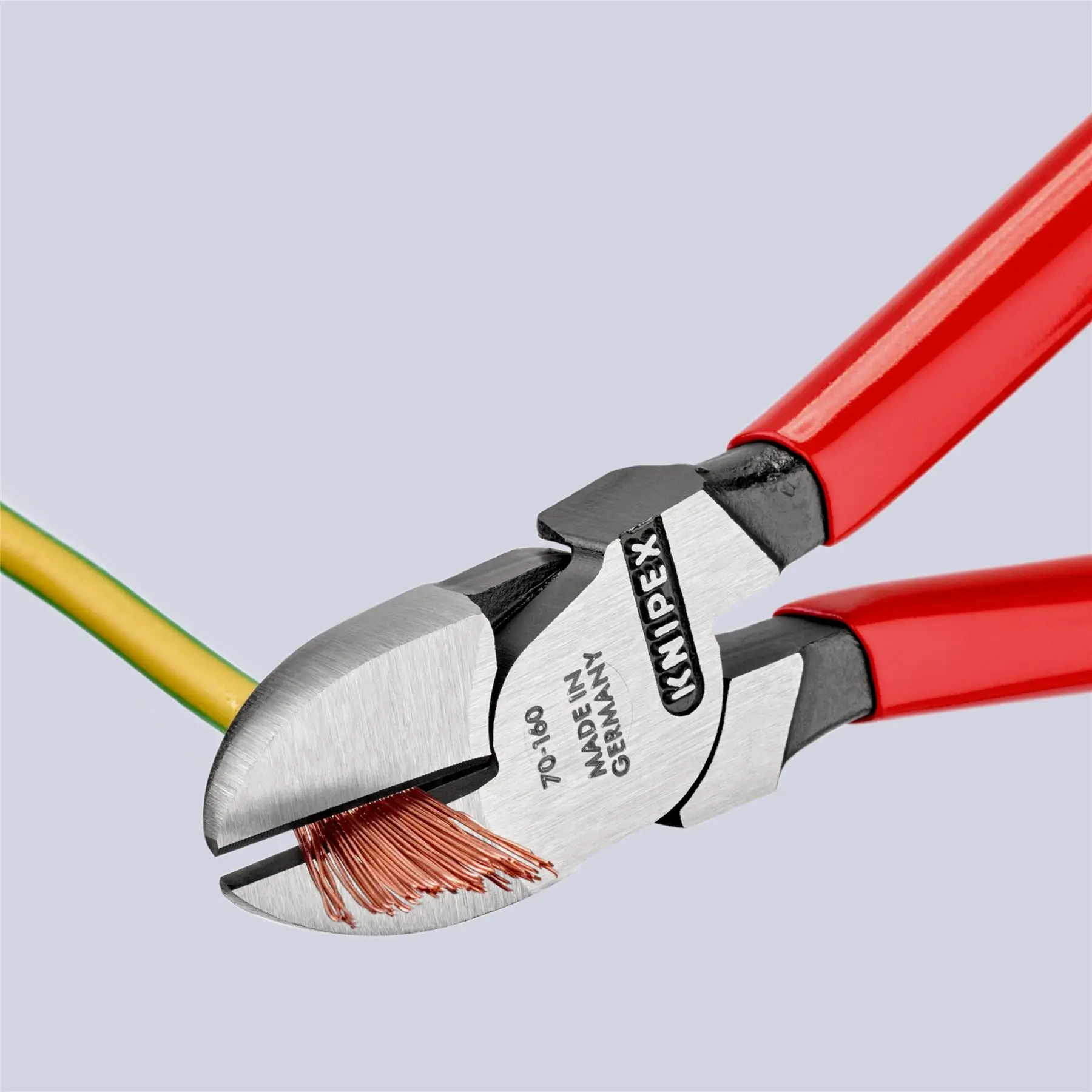 KNIPEX Diagonal Cutting Pliers Side Cutters 160mm Plastic Coated 70 01 160 SB - Image 4