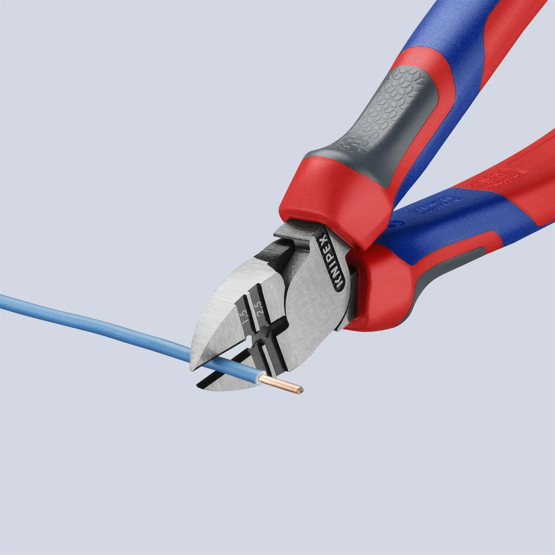 KNIPEX Diagonal Insulation Wire Stripper 160mm Multi Component Grips 14 22 160 - Image 5