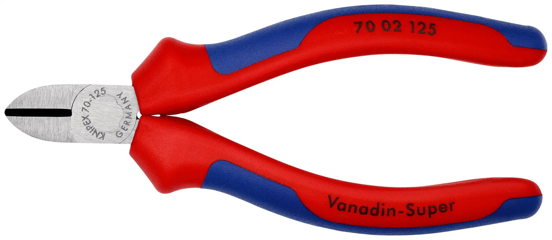 Knipex Diagonal Side Cutting Pliers 125mm Multi Component Grips 70 02 125 - Image 3