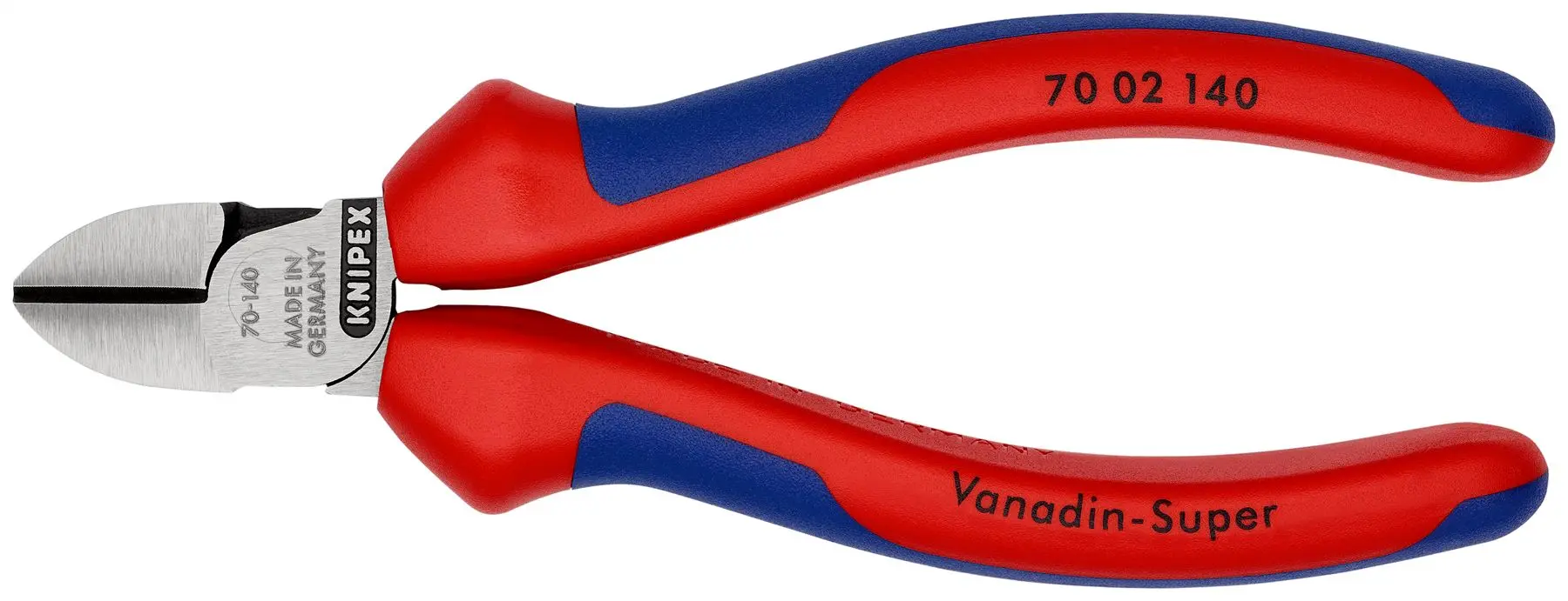 Knipex Diagonal Side Cutting Pliers 140mm Multi Component Grips 70 02 140 - Image 2