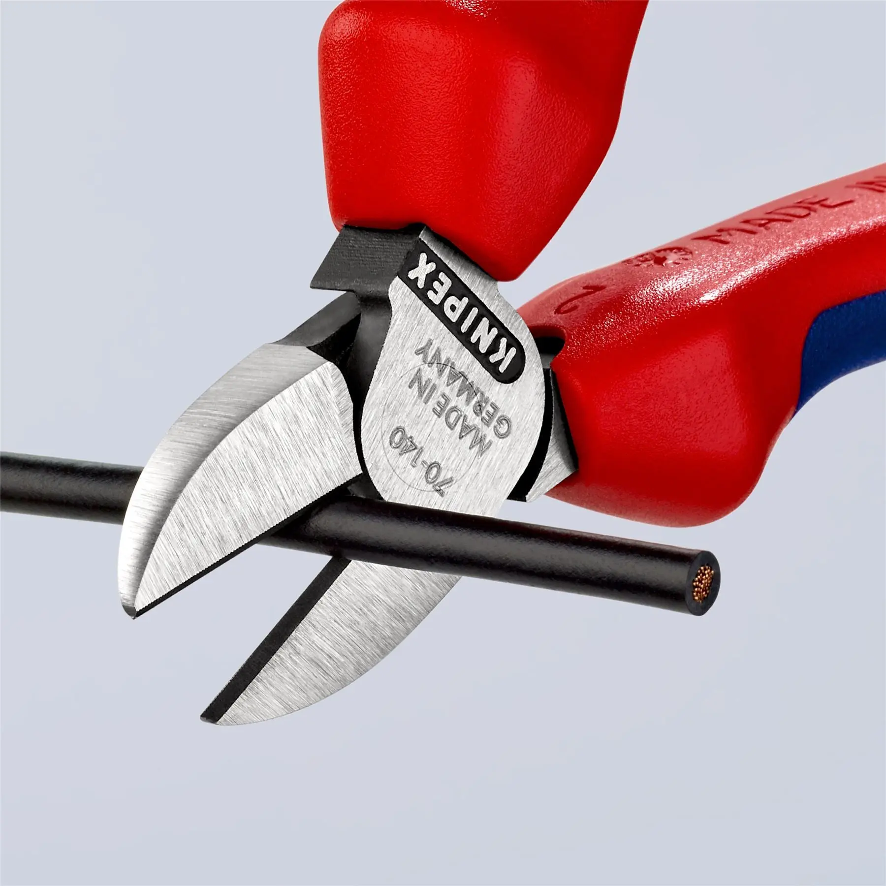 Knipex Diagonal Side Cutting Pliers 140mm Multi Component Grips 70 02 140 - Image 5