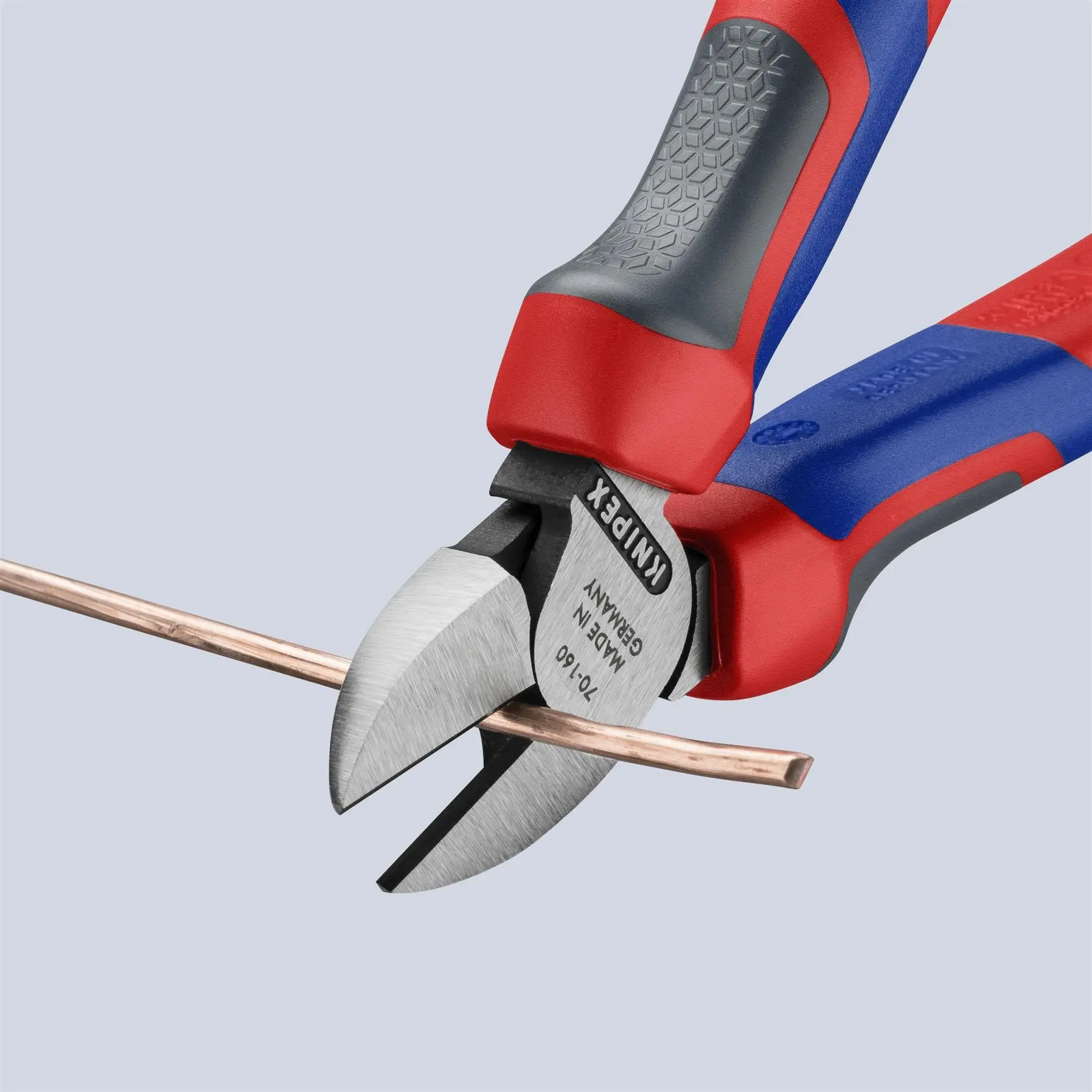 KNIPEX Diagonal Side Cutting Pliers Snips 160mm with Comfort Handles 70 02 160 - Image 4