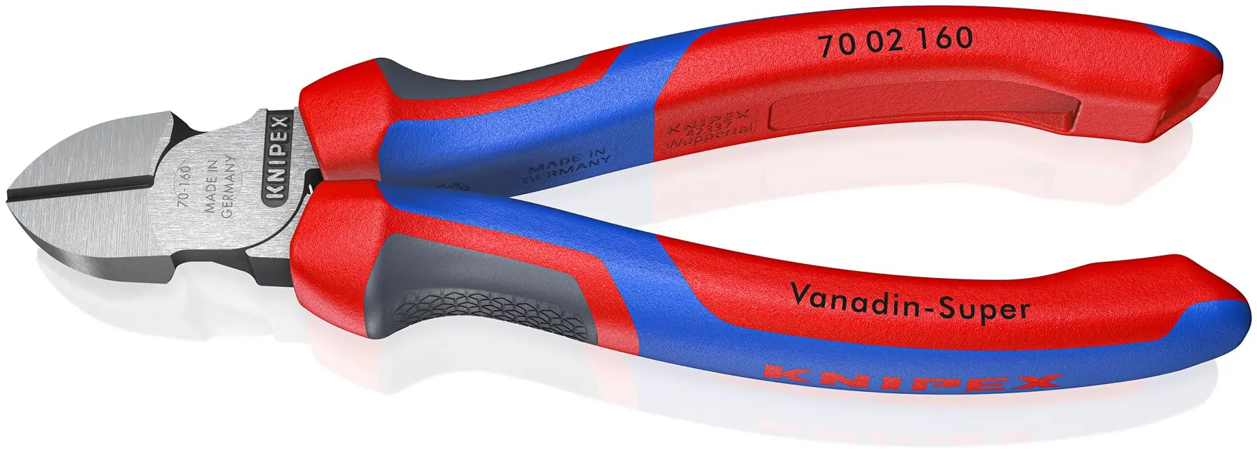 KNIPEX Diagonal Side Cutting Pliers 160mm with Comfort Handles 70 02 160 SB
