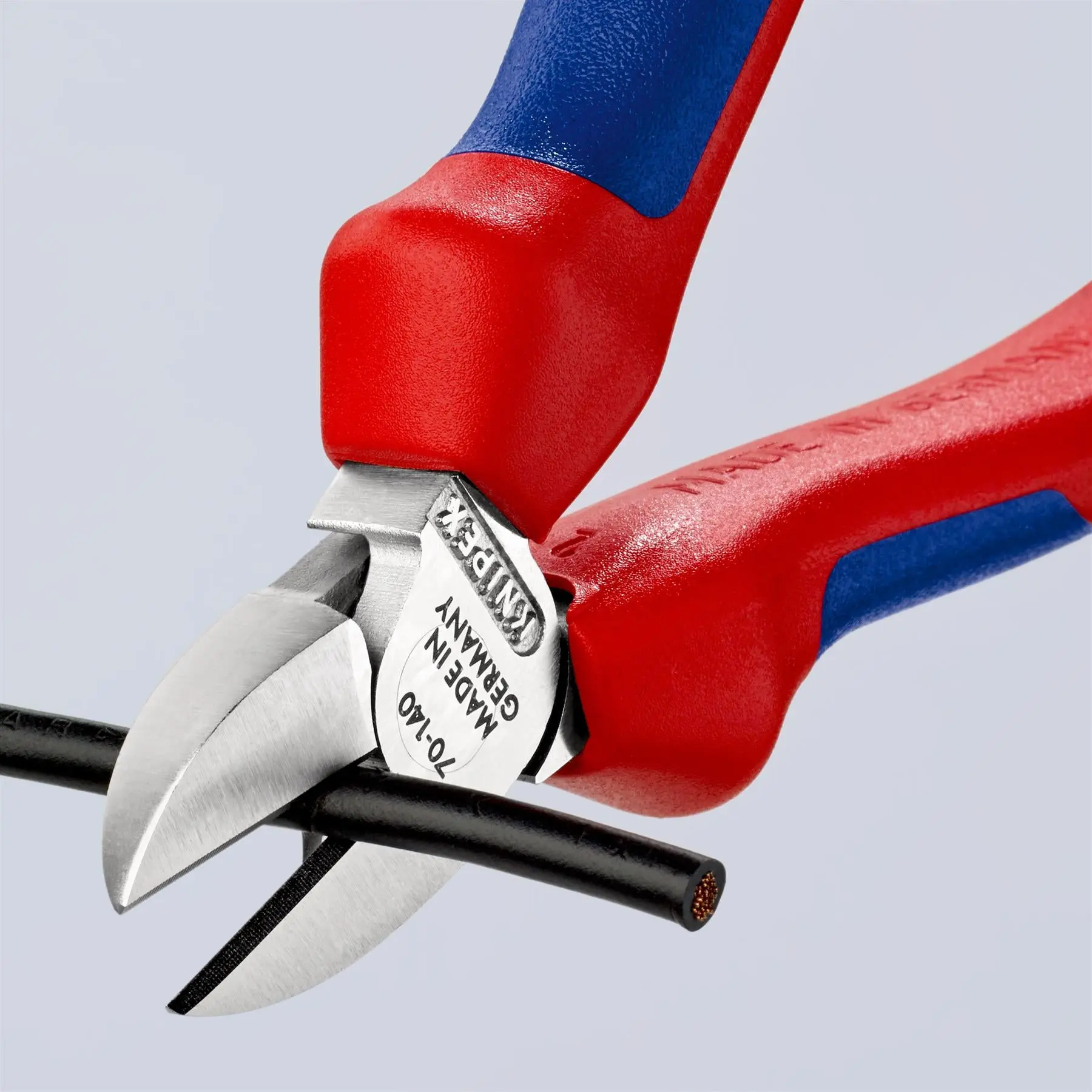 KNIPEX Diagonal Side Cutting Pliers Chrome 140mm Multi Component Grips 70 05 140 - Image 5