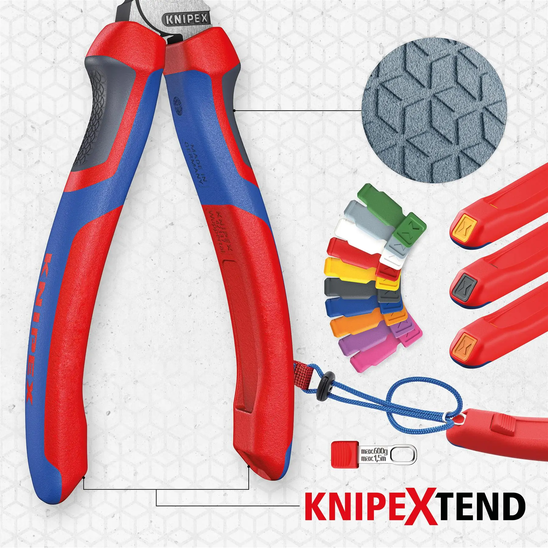 KNIPEX Diagonal Side Cutting Pliers Chrome 160mm with Comfort Handles 70 05 160 - Image 6