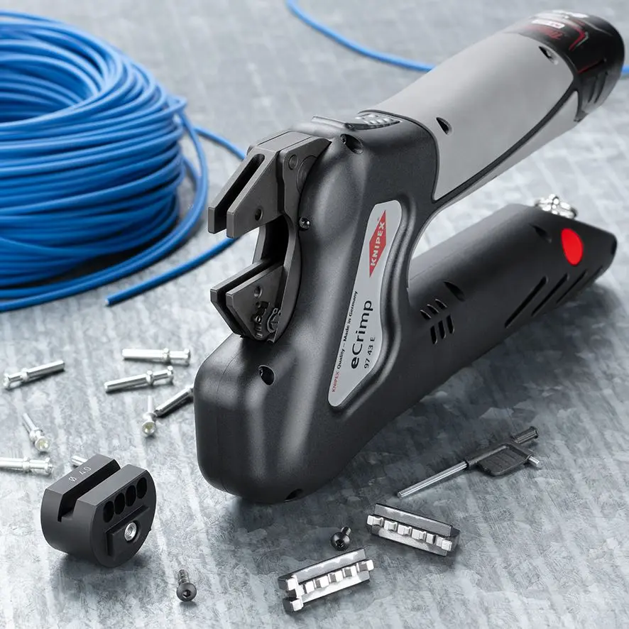 KNIPEX eCrimp Mechanical Crimp System Pliers for Exchangeable Crimping Dies 97 43 E - Image 24