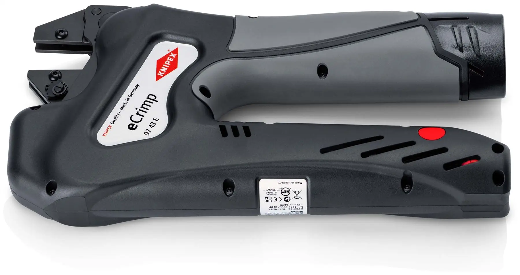 KNIPEX eCrimp Mechanical Crimp System Pliers for Exchangeable Crimping Dies 97 43 E - Image 4