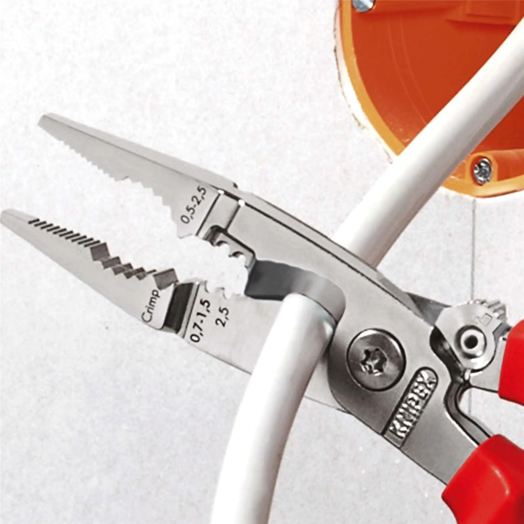 Knipex Electrical Installation Pliers with Multi Component Grips 200mm 13 92 200 - Image 16