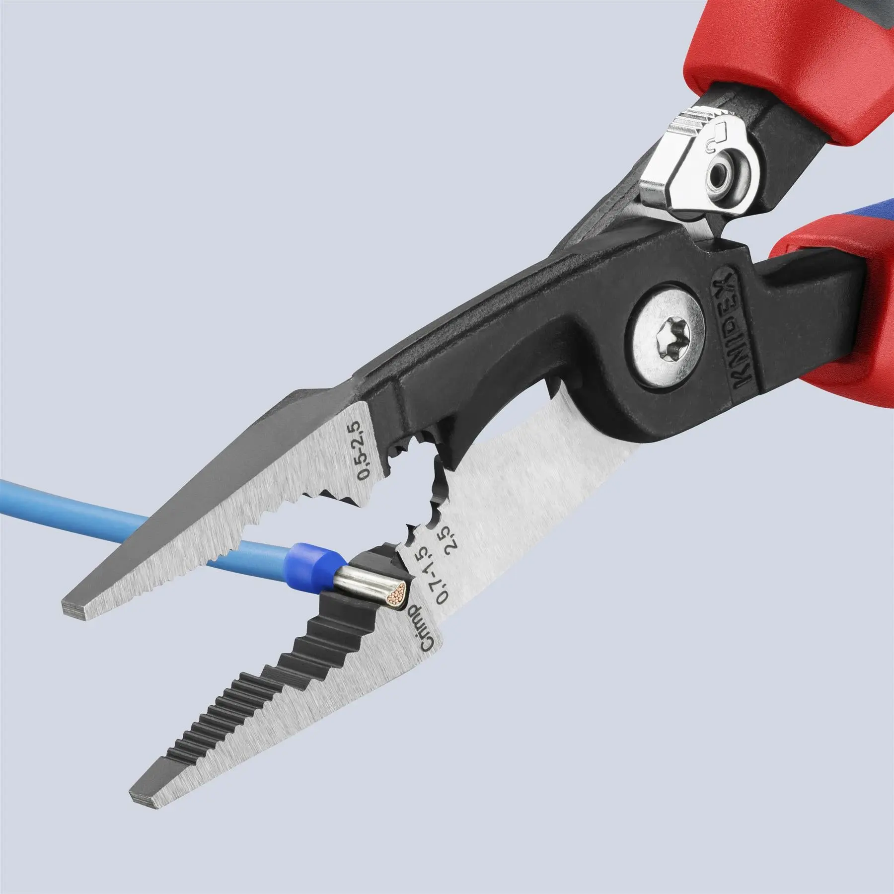 Knipex Electrical Installation Pliers with Multi Component Grips 200mm 13 92 200 - Image 5