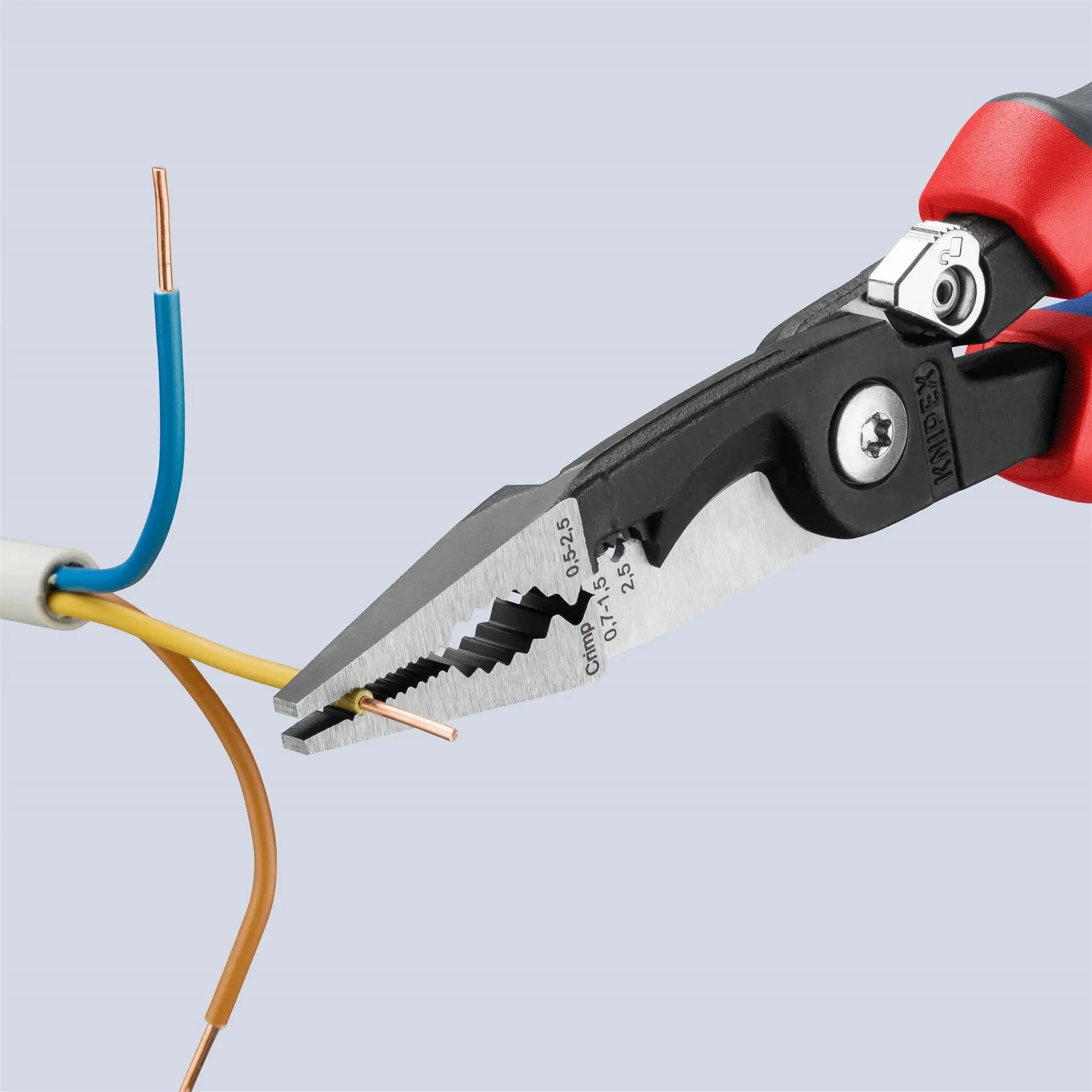 Knipex Electrical Installation Pliers with Multi Component Grips 200mm 13 92 200 - Image 6