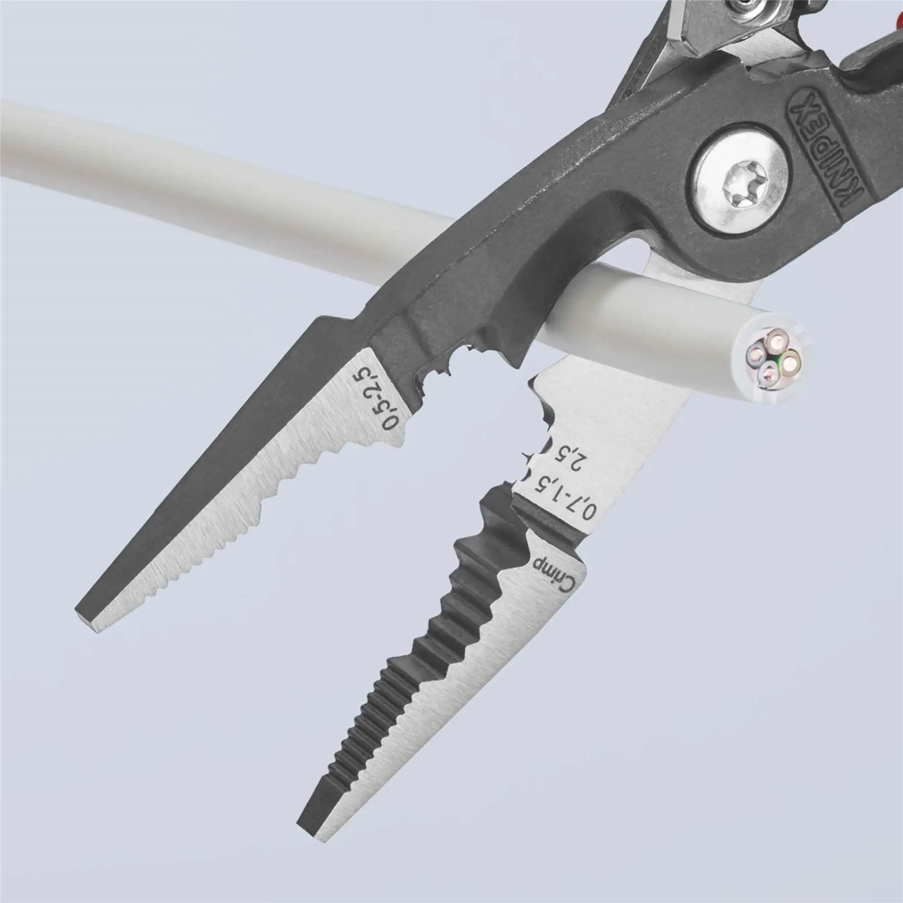 Knipex Electrical Installation Pliers with Multi Component Grips 200mm 13 92 200 - Image 8