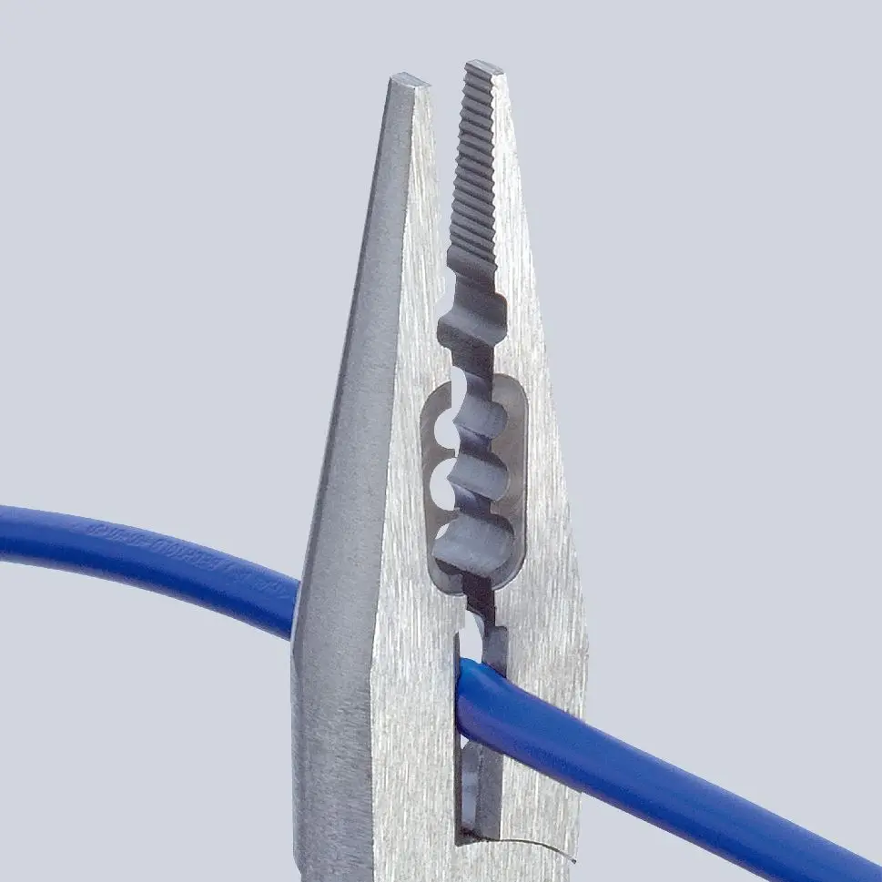 Knipex Electricians Pliers 160mm Multi Component Grips Chrome Plated with Tether Point 13 05 160 T - Image 5