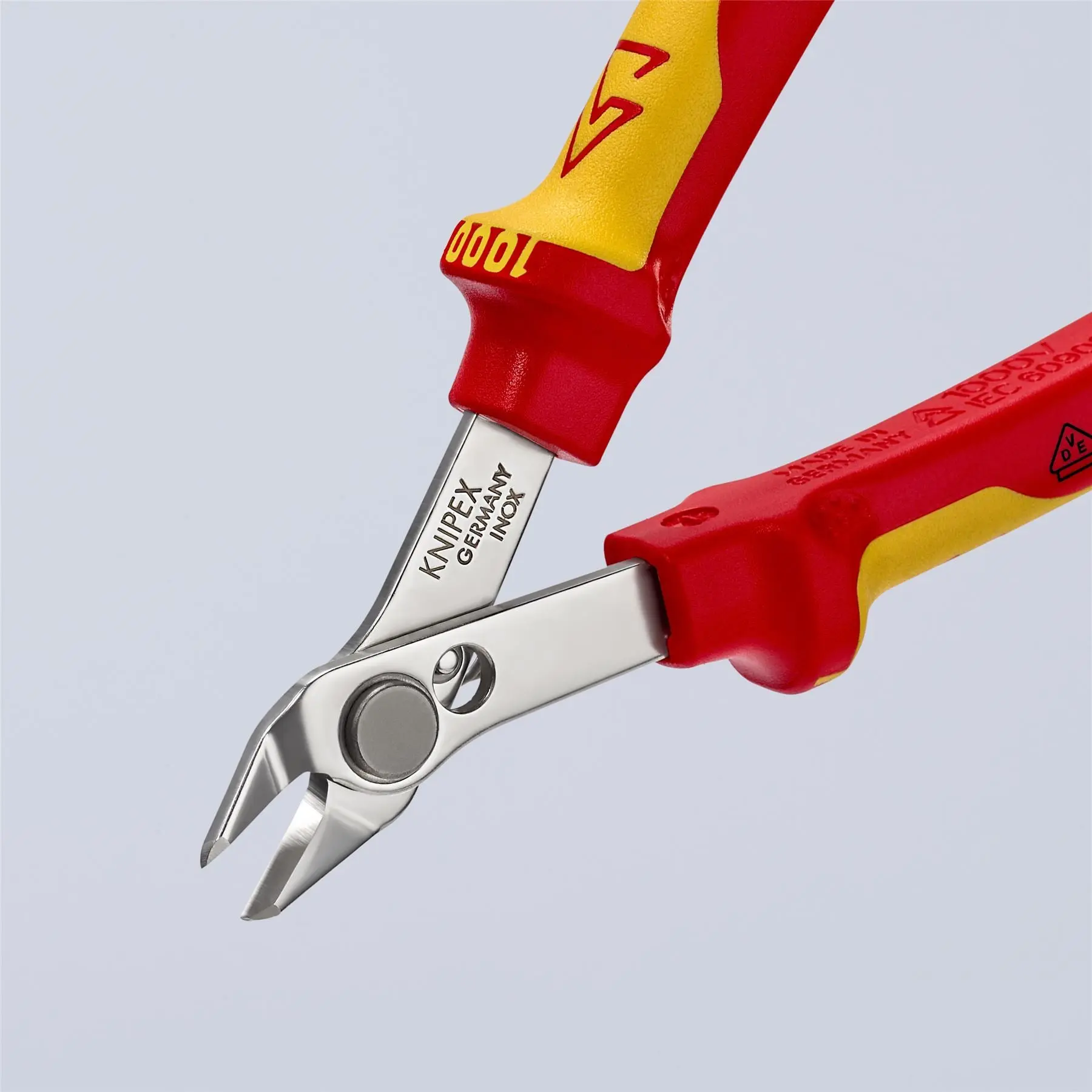 Knipex Electronic Super Knips® 125mm VDE Insulated Fine Wire Cutting Pliers 78 06 125 - Image 9