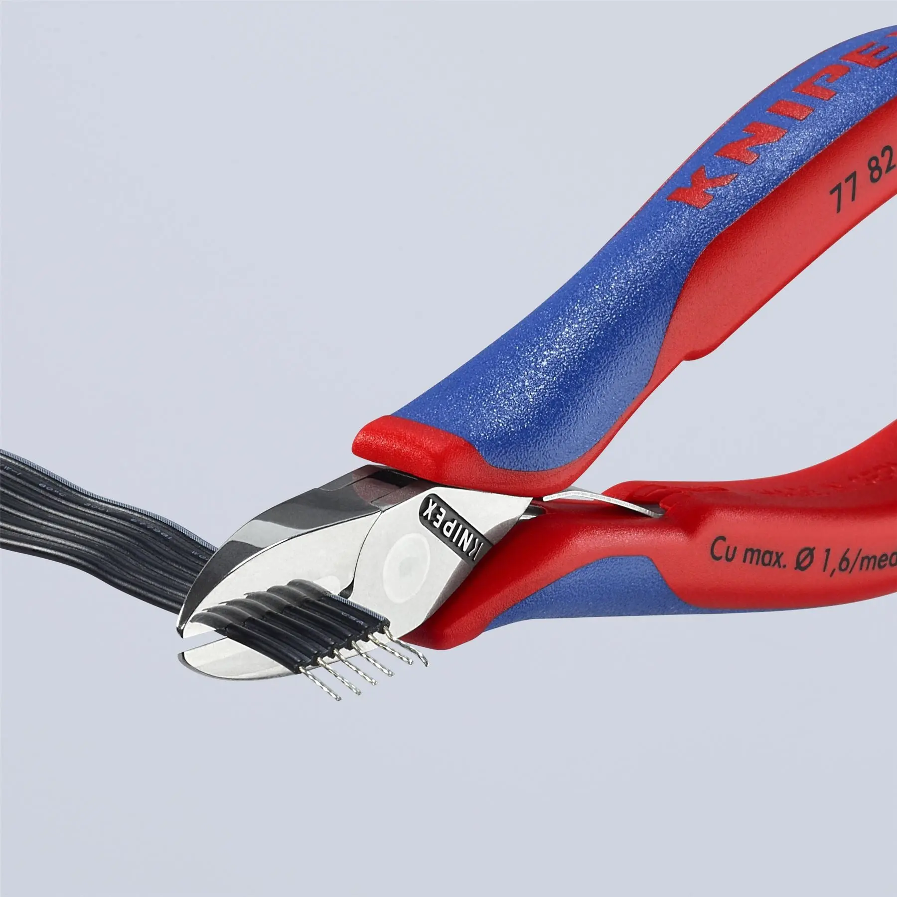 KNIPEX Electronics Diagonal Cutter Pliers 130mm Multi Component Grips 77 82 130 - Image 3