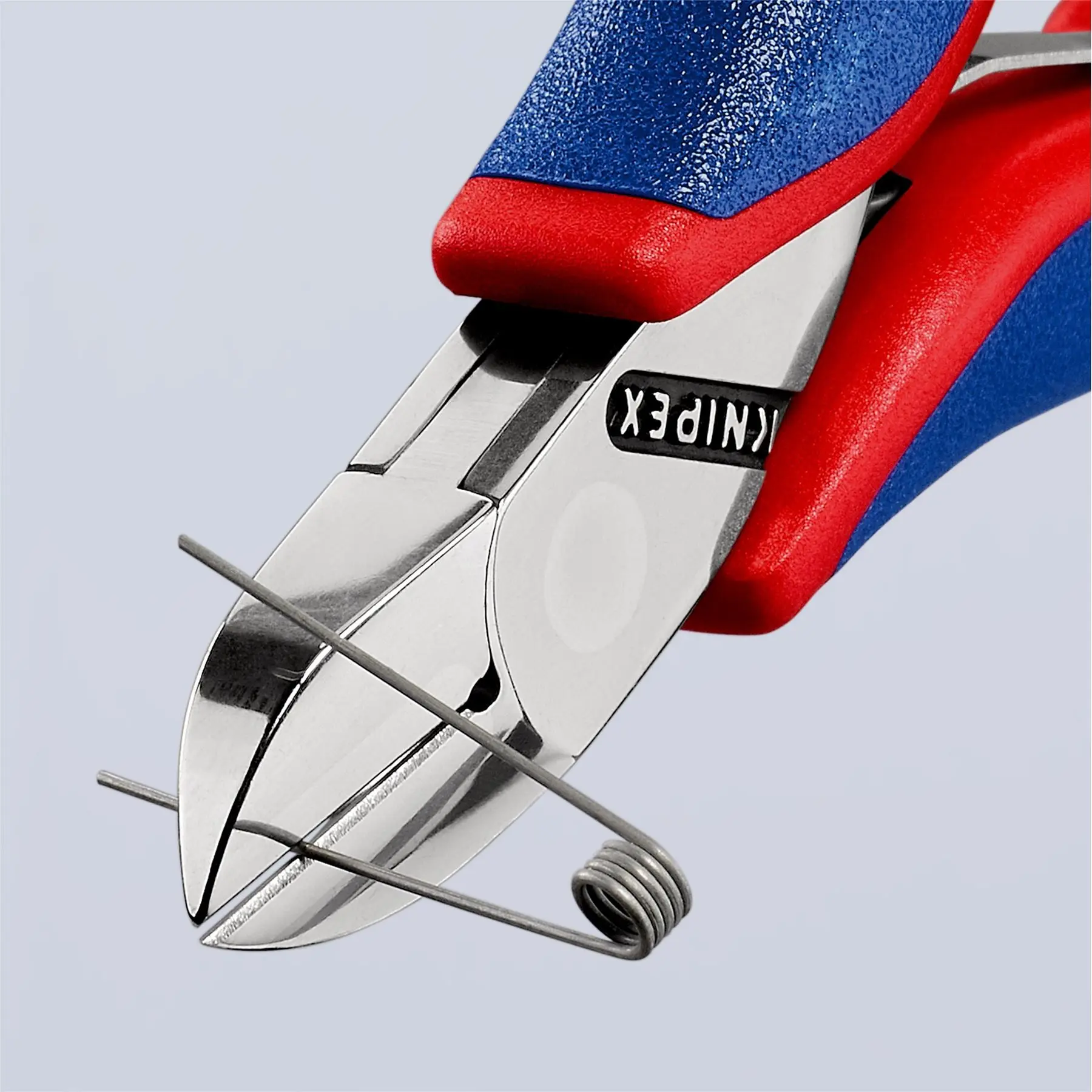 KNIPEX Electronics Diagonal Cutter Pliers with Carbide Cutting Edges 115mm Multi Component Grips 77 02 115 - Image 4