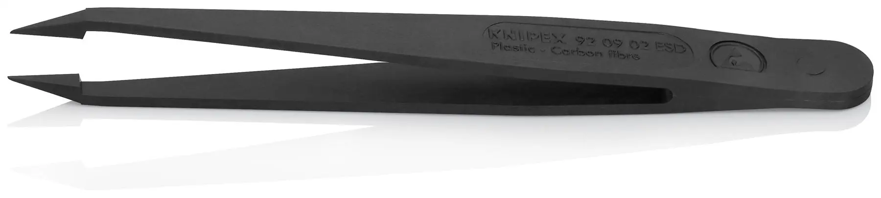 KNIPEX Electronics Plastic Tweezers 115mm Needle Point Tip 92 09 02 ESD - Image 2