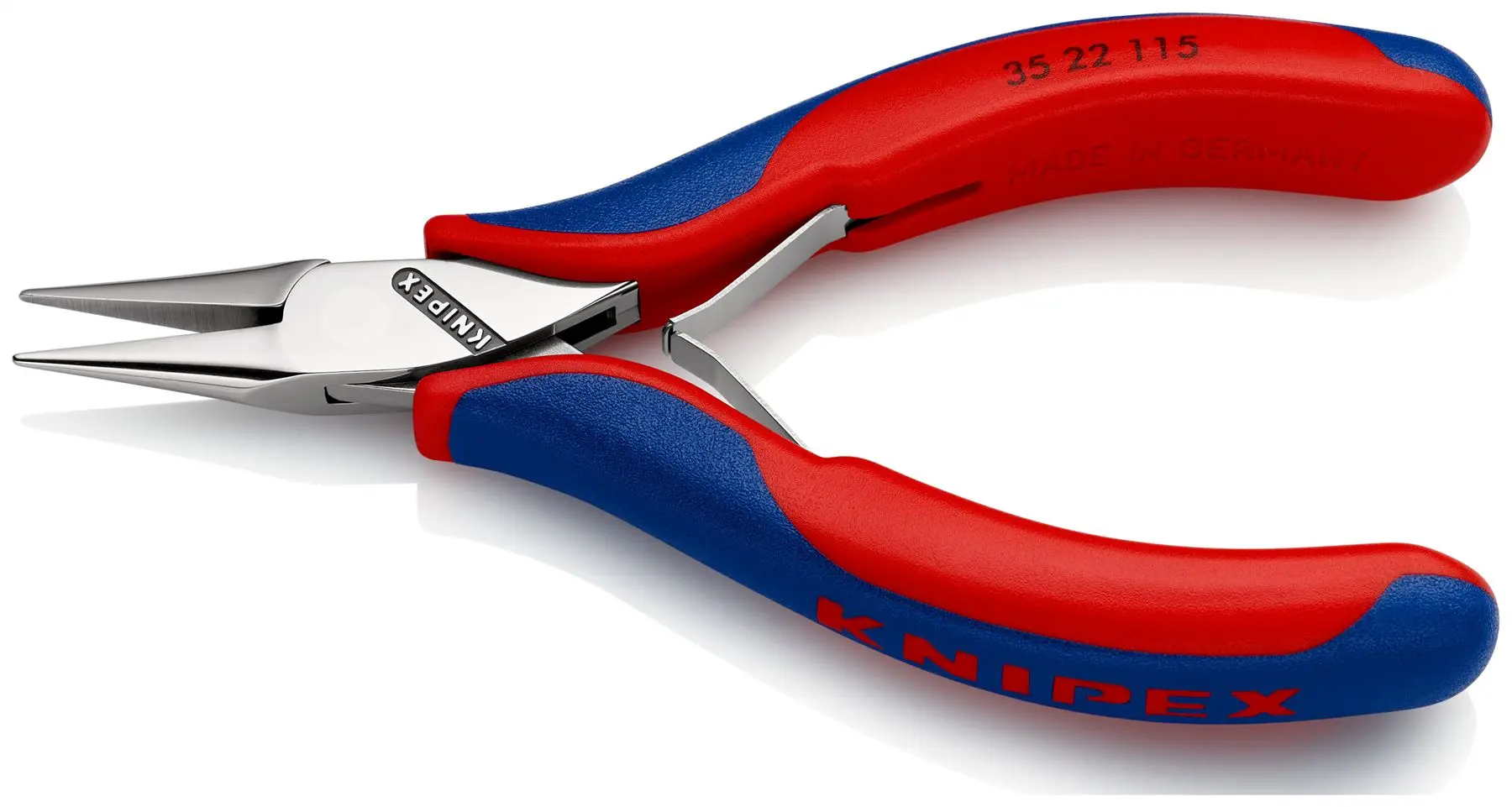 KNIPEX Electronics Pliers with Box Joint 115mm Multi Component Grips 35 22 115 - Image 2