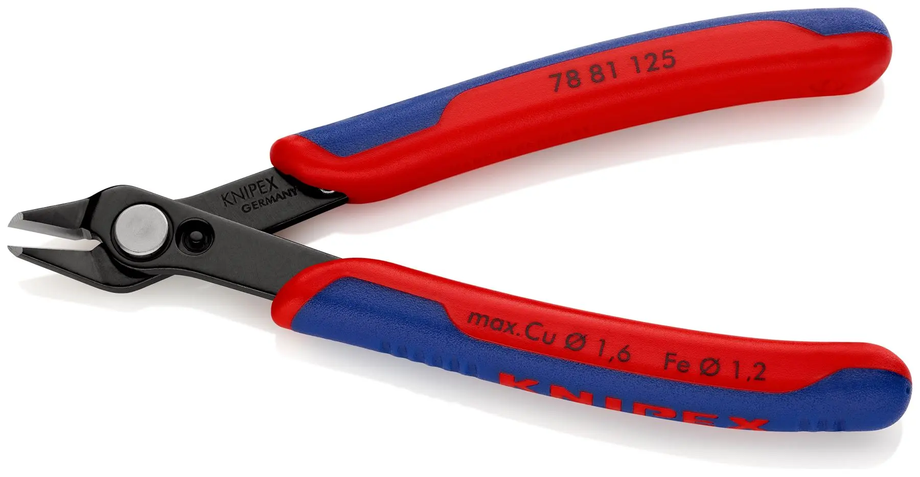 KNIPEX Electronics Super Knips Precision Cutting Pliers 125mm Multi Component Grips 78 81 125 - Image 2