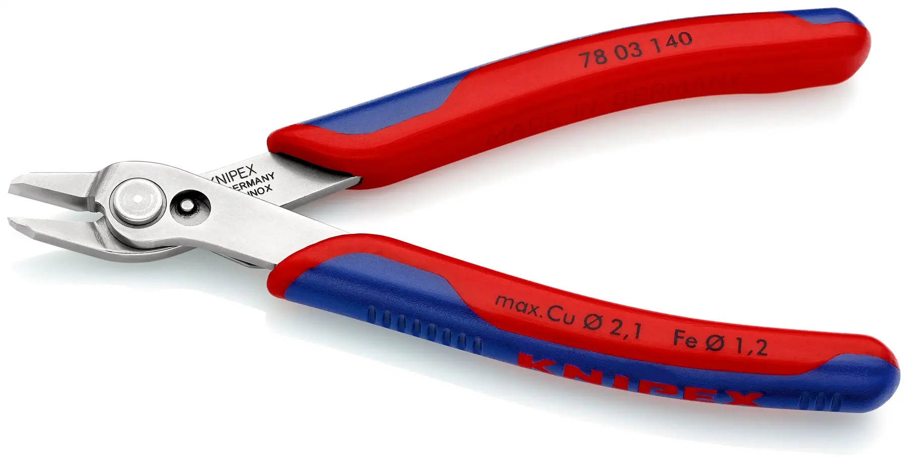 KNIPEX Electronics Super Knips XL Precision Cutting Pliers 140mm Multi Component Grips 78 03 140 - Image 2