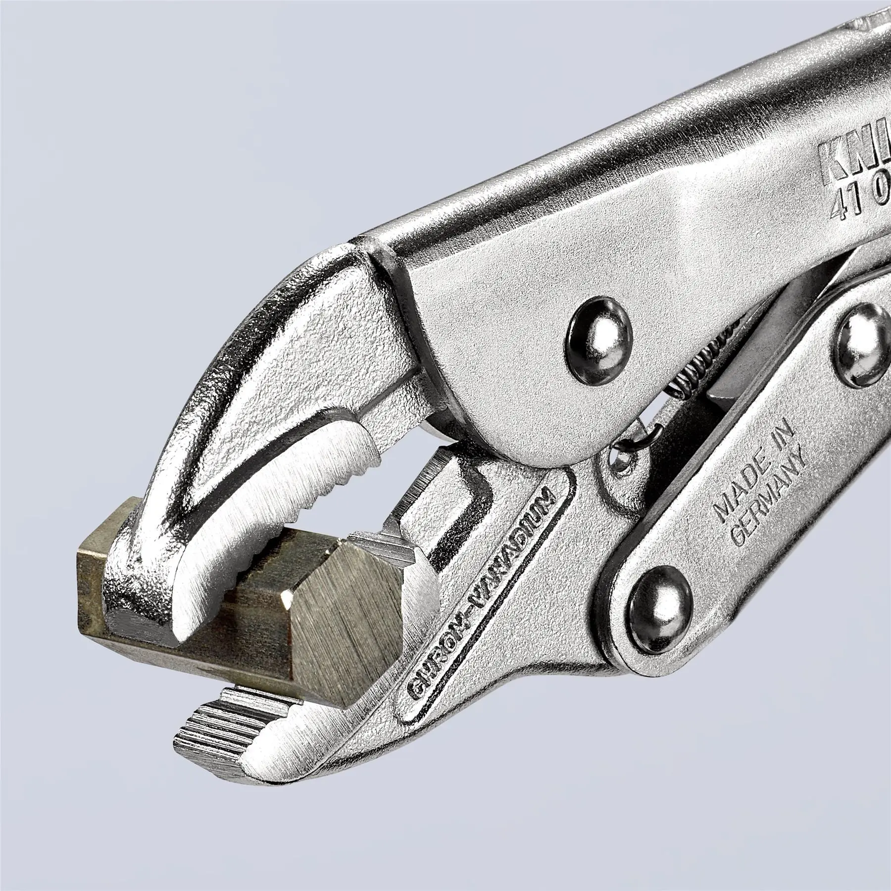 KNIPEX Grip Locking Pliers Mole Grips 180mm Galvanised 41 04 180 - Image 3