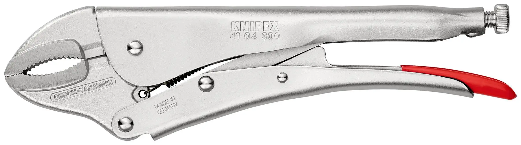 KNIPEX Grip Locking Pliers Mole Grips 300mm Galvanised 41 04 300