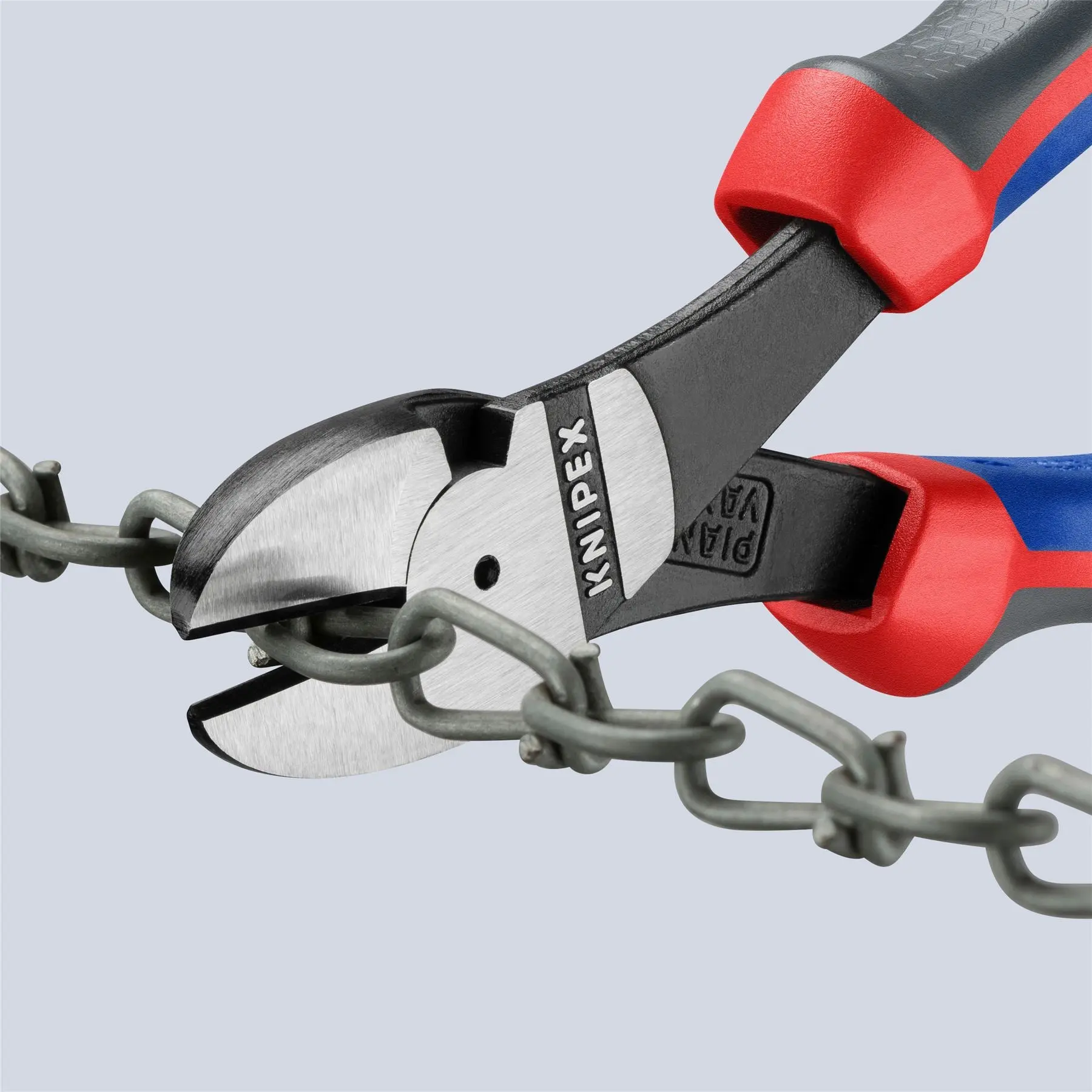 KNIPEX High Leverage Diagonal Side Cutting Pliers 180mm with Comfort Handles 74 02 180 SB - Image 4