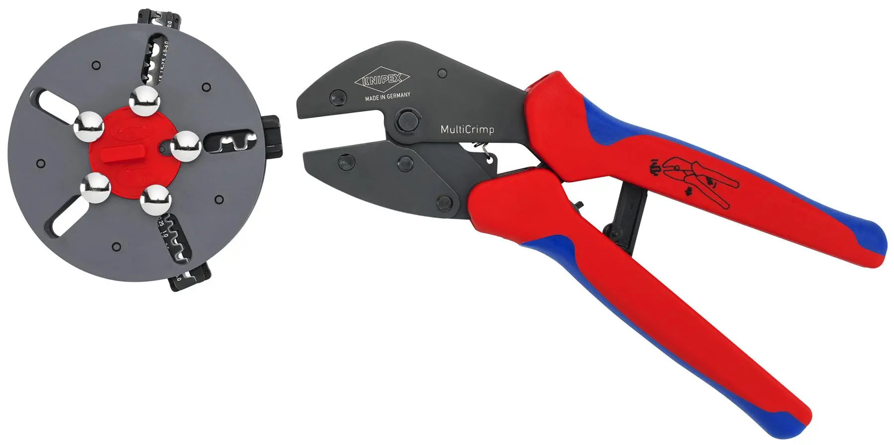 KNIPEX MultiCrimp PV for MC4 / MC4 EVO2 Wire Ferrules and Non Insulated Terminals 97 33 03 - Image 3