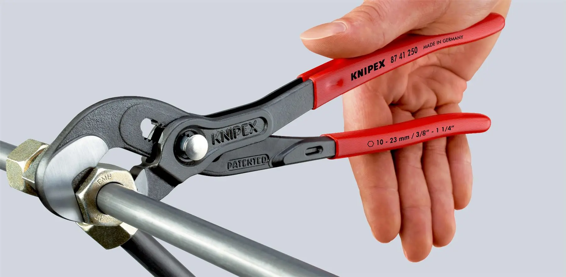 Knipex Multiple Slip Joint Spanner RAPTOR 10-32mm 250mm 87 41 250 - Image 5
