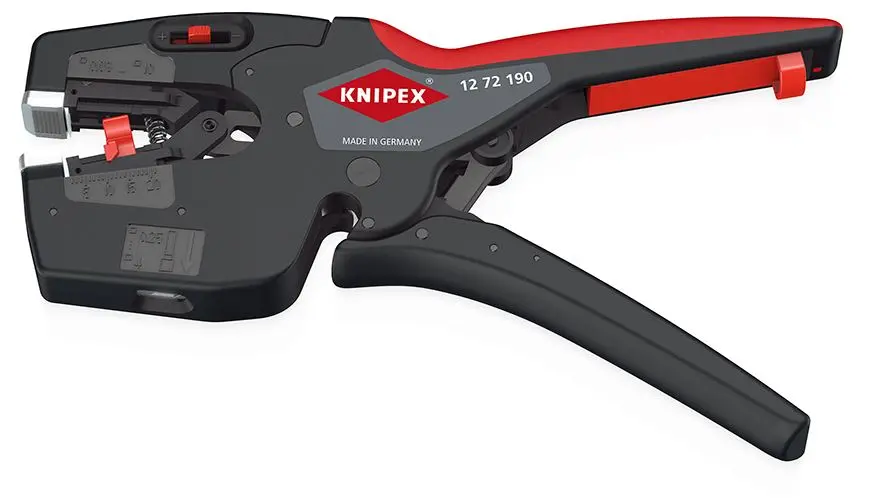 Knipex NexStrip 190mm Multi Tool for Electricians 0.03-10mm Non Slip Handles 12 72 190 - Image 5