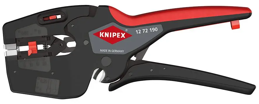 Knipex NexStrip 190mm Multi Tool for Electricians 0.03-10mm Non Slip Handles 12 72 190 - Image 7