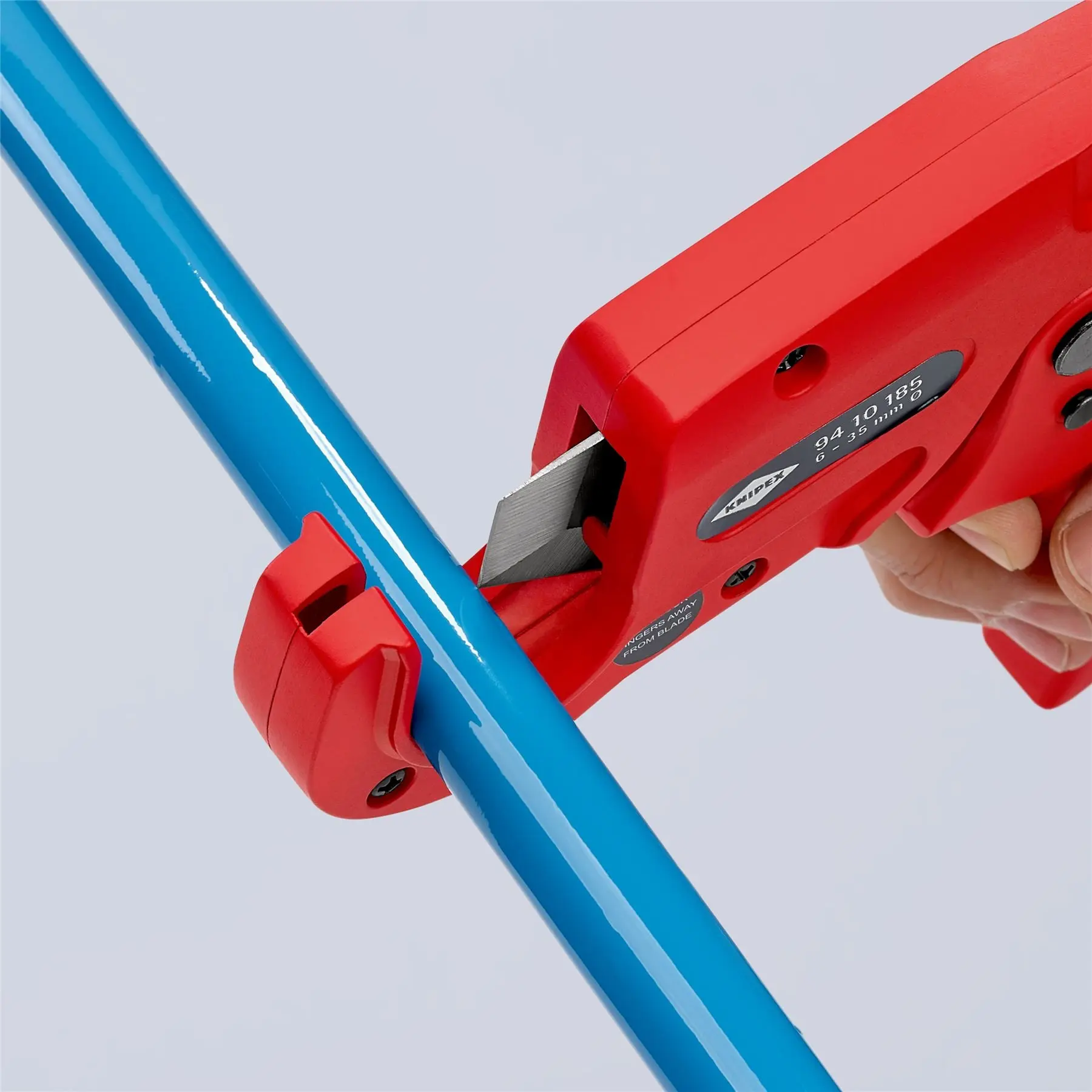 KNIPEX Pipe Cutter for Plastic Conduit Pipes Electrical Installation Work 185mm 6-35mm Capacity 94 10 185 - Image 7