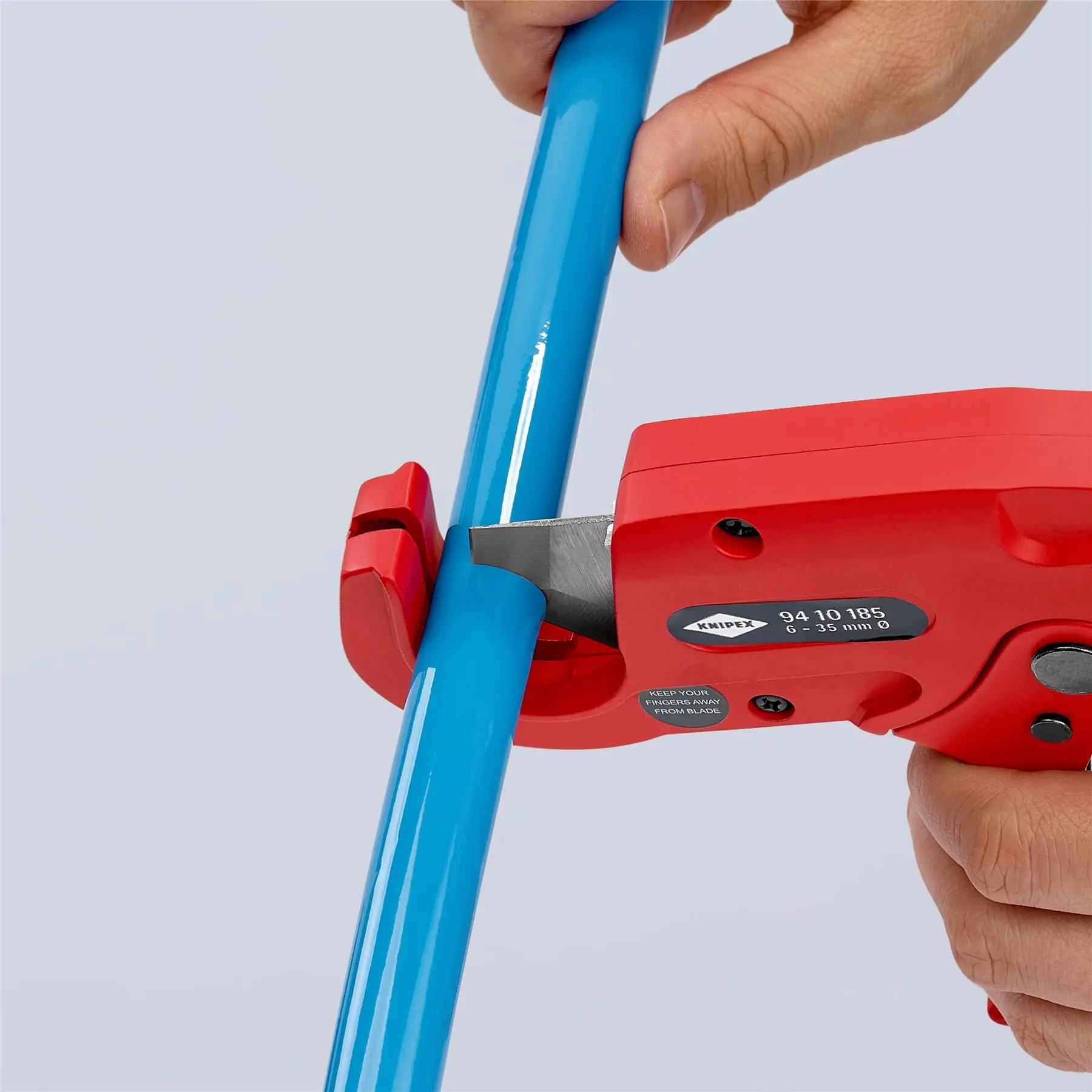KNIPEX Pipe Cutter for Plastic Conduit Pipes Electrical Installation Work 185mm 6-35mm Capacity 94 10 185 - Image 9