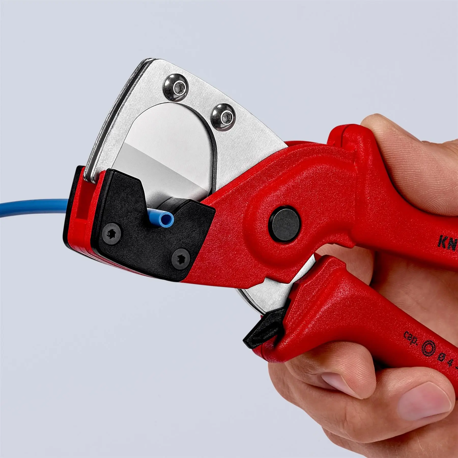 Knipex Pipe Cutters Cutting Pliers for Multilayer and Pnuematic Hoses 4-20mm Capacity 90 10 185 SB - Image 4
