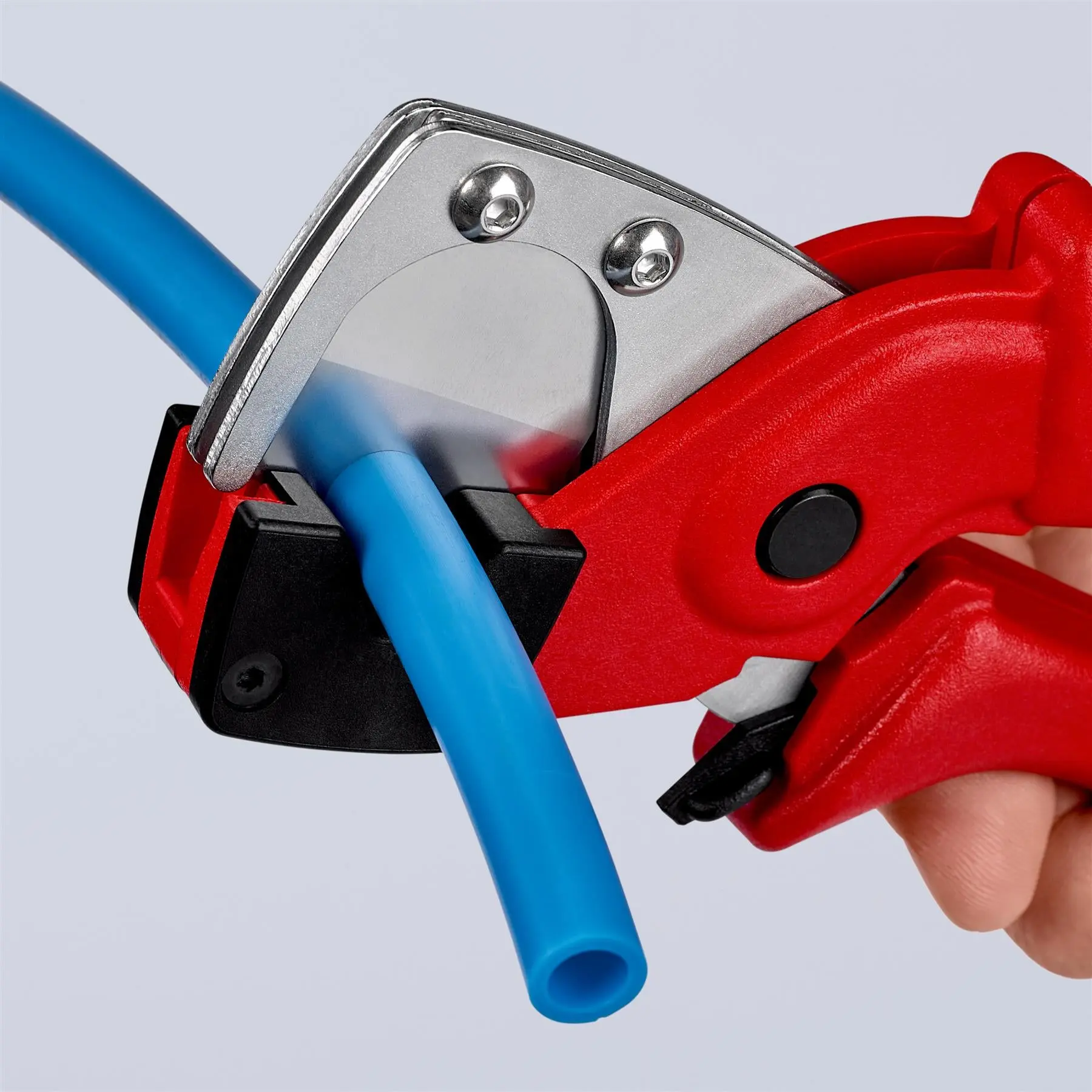 Knipex Pipe Cutters Cutting Pliers for Multilayer and Pnuematic Hoses 4-20mm Capacity 90 10 185 SB - Image 6