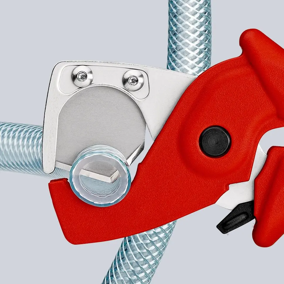 Knipex PlastiCut Cutter fro Flexible Hoses and Plastic Conduit Pipe 185mm 25mm Capacity 90 20 185 - Image 5
