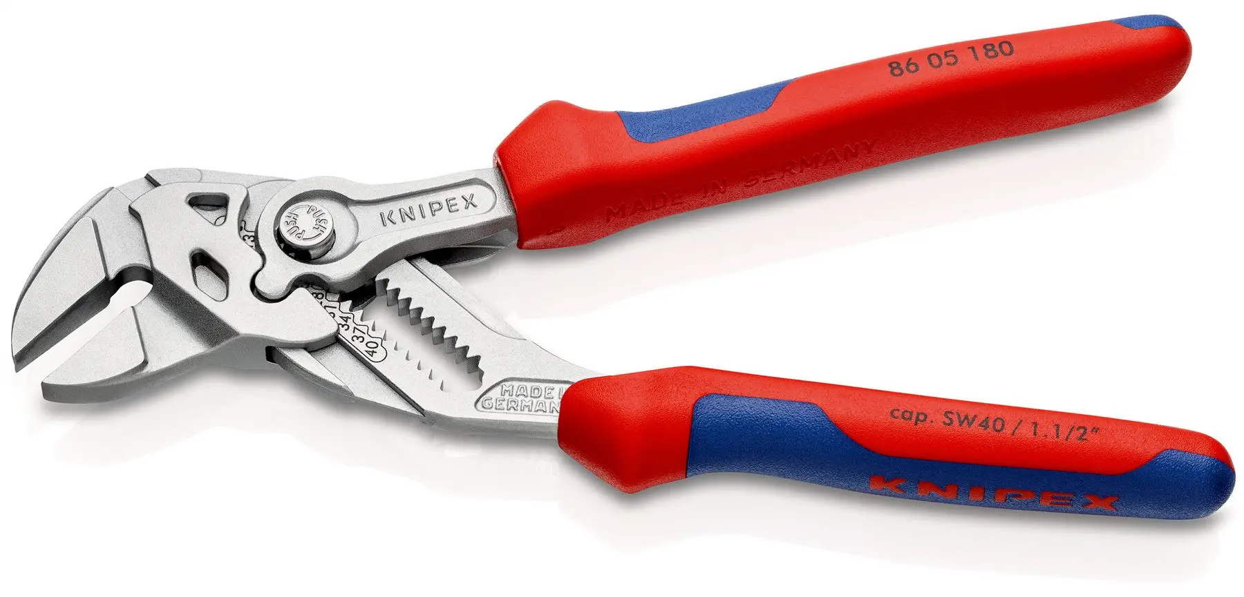 KNIPEX Pliers Wrench Adjustable Grips Push Button 100-400 mm Choose Size - Image 10