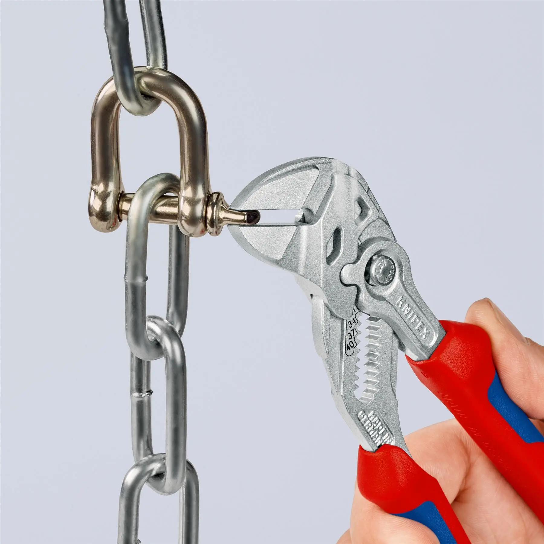 KNIPEX Pliers Wrench Adjustable Grips Push Button 100-400 mm Choose Size - Image 12