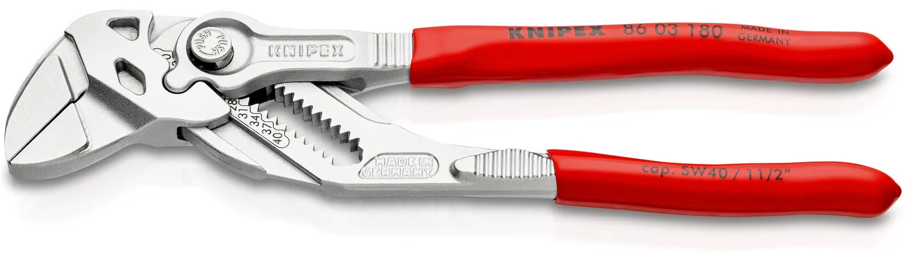 KNIPEX Pliers Wrench Adjustable Grips Push Button 100-400 mm Choose Size - Image 143