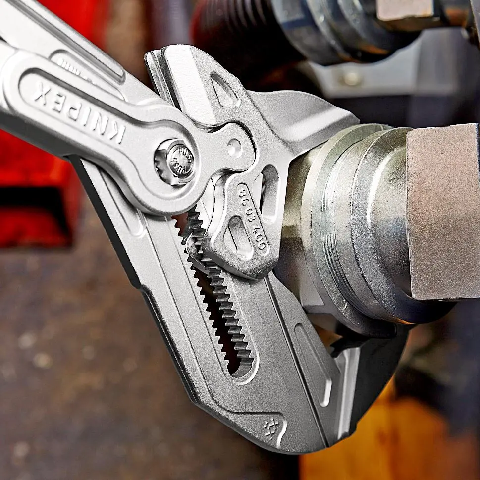 KNIPEX Pliers Wrench Adjustable Grips Push Button 100-400 mm Choose Size - Image 18