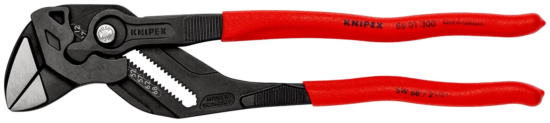 KNIPEX Pliers Wrench Adjustable Grips Push Button 100-400 mm Choose Size - Image 191