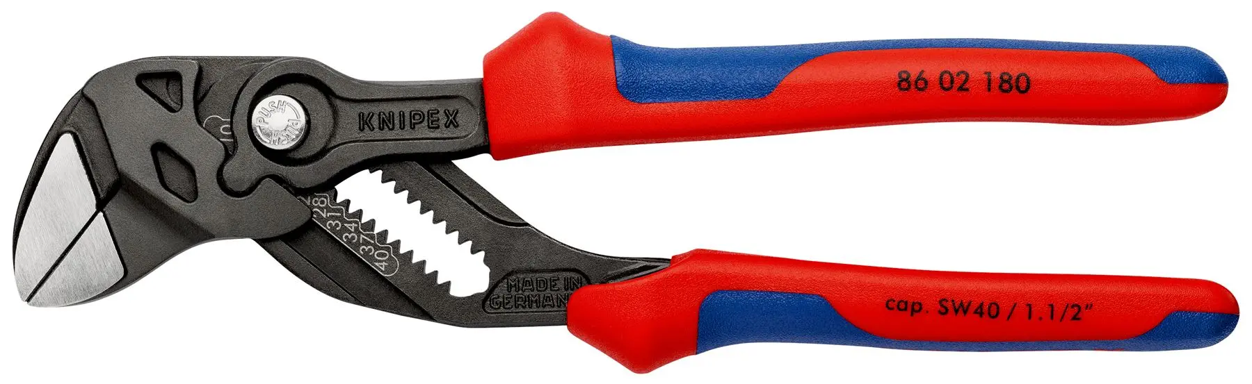 KNIPEX Pliers Wrench Adjustable Grips Push Button 100-400 mm Choose Size - Image 25