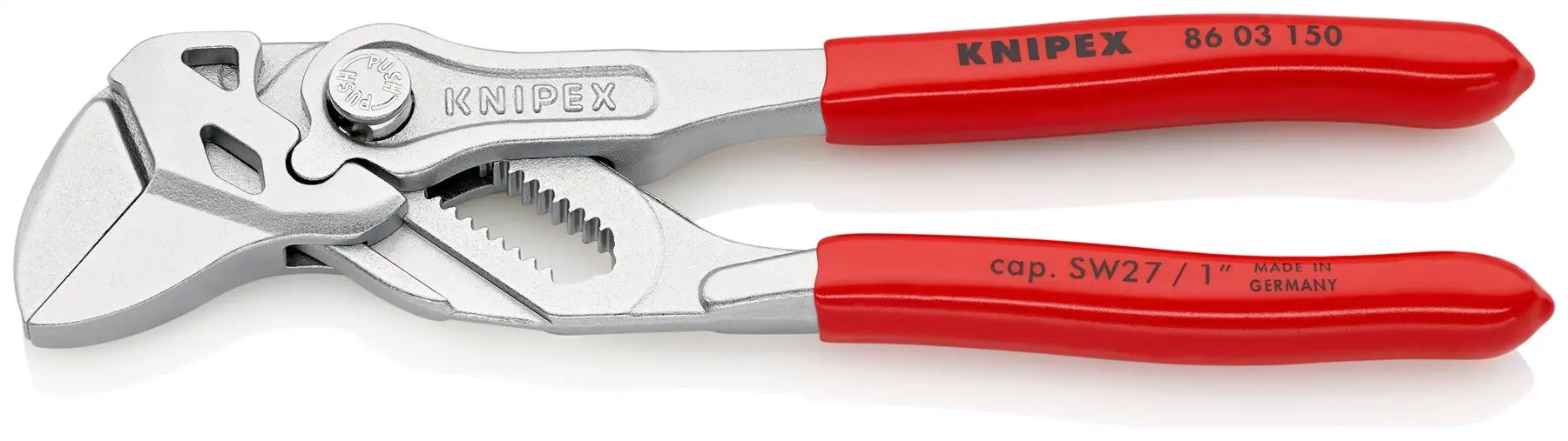 KNIPEX Pliers Wrench Adjustable Grips Push Button 100-400 mm Choose Size - Image 50