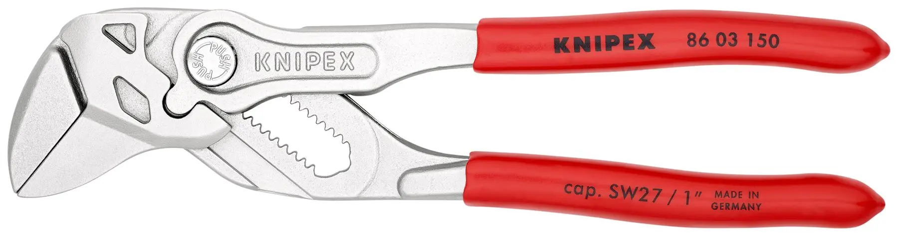 KNIPEX Pliers Wrench Adjustable Grips Push Button 100-400 mm Choose Size - Image 52