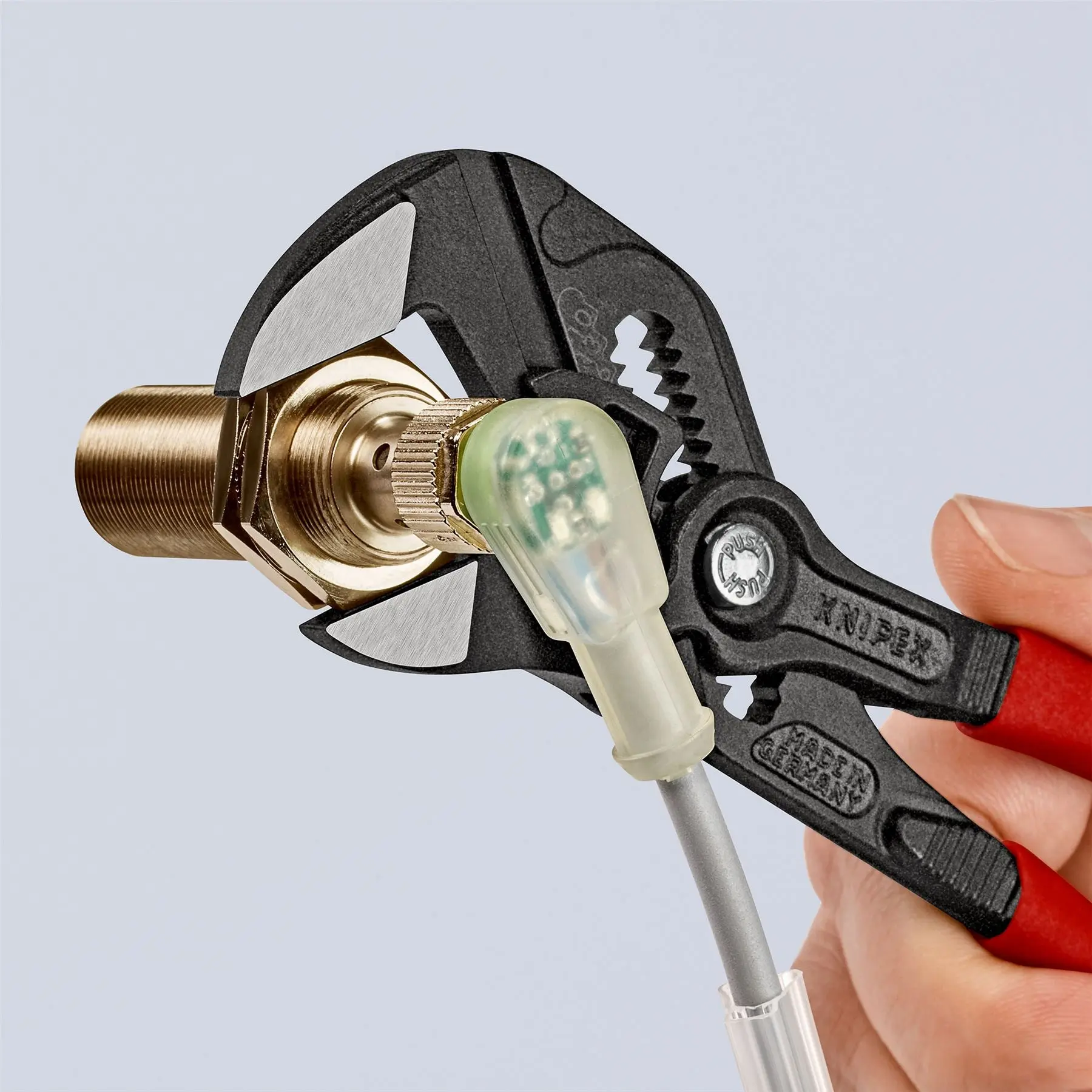 KNIPEX Pliers Wrench Adjustable Grips Push Button 100-400 mm Choose Size - Image 84