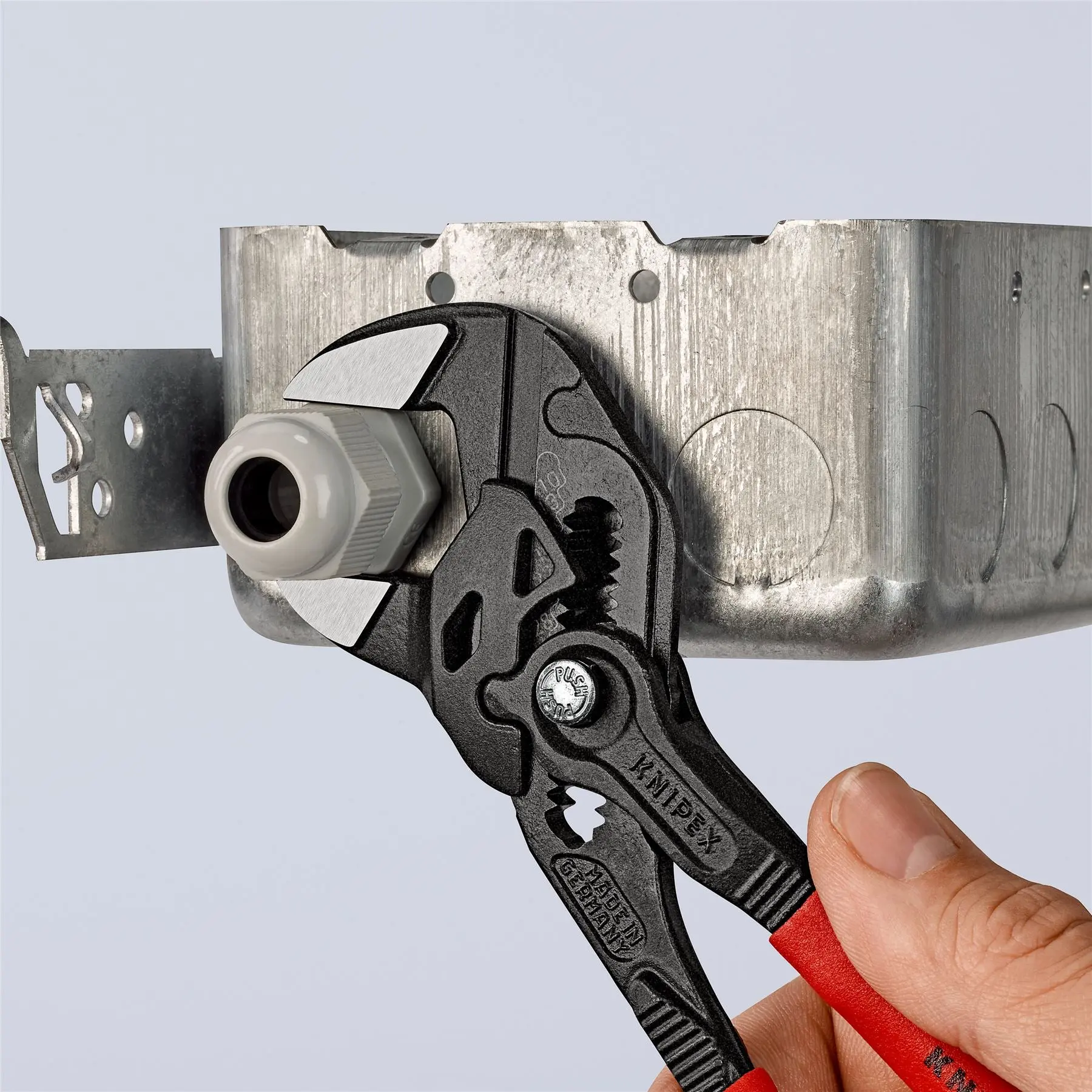 KNIPEX Pliers Wrench Adjustable Grips Push Button 100-400 mm Choose Size - Image 86